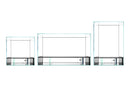 Fresh & Marine Dual All-In-One UNS Rimless Ultra Clear Glass Aquarium Tanks