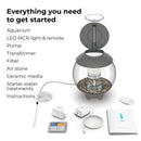 HALO 15 Aquarium with MCR Light - 4 gallon